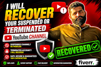 recover your suspended, terminated or hacked youtube channel with appeal video