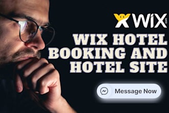 design a wix hotel booking, vacation rental, and short term property website