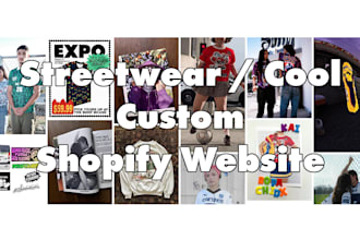 do streetwear cool customizable shopify website