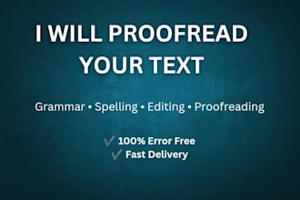 proofread and fix grammar mistakes in your writing