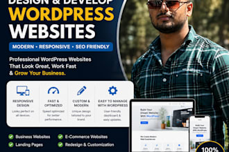 be your wordpress developer, website designer