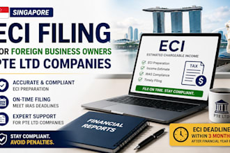 prepare singapore eci filing for foreign business owners for pte ltd companies