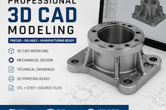 3d cad models, product designs and mechanical cad designs for manufacturing