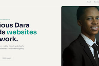 design a modern responsive business website for your small business