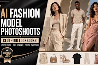 create ai fashion model photoshoots and clothing lookbooks