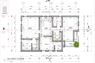 design architectural drawings using revit, 3dmax, corona, vray, for your project