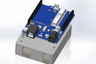 design a solidworks pcb enclosure or product casing for 3d printing