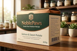 design professional product packaging box pouch and label