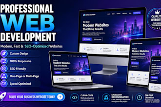 design and develop a responsive SEO friendly business website