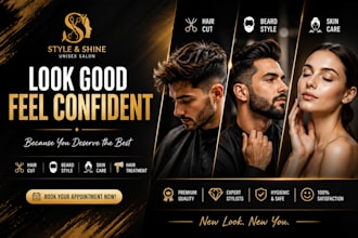 design a responsive salon and beauty website