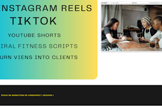 write viral tiktok and instagram reels scripts for fitness coaches textes