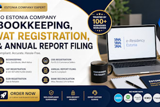 do estonia company bookkeeping, vat registration and annual report filing