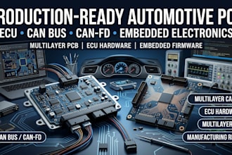 develop production ready automotive pcb and embedded electronics