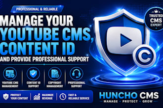 manage your youtube cms, content id and copyright support