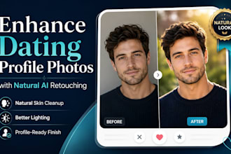 enhance dating profile photos with natural ai retouching