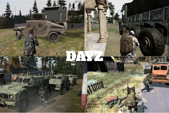 setup custom dayz server maps, loot system, dayz building, server mods