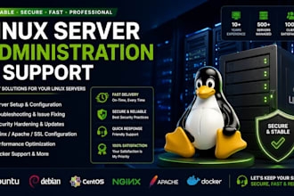 provide linux server administration and support