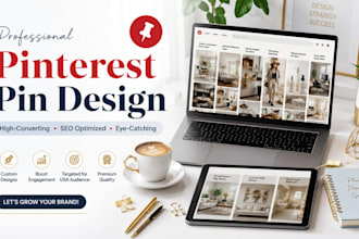 dezine professional pintrest pins that drive clicks and sales