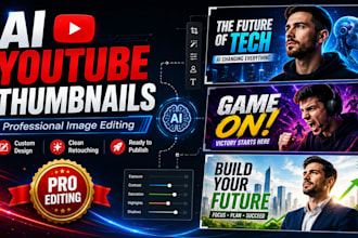 create ai youtube thumbnails with professional image editing