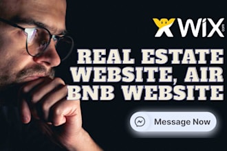 design a wix real estate, property management, and apartment rental website