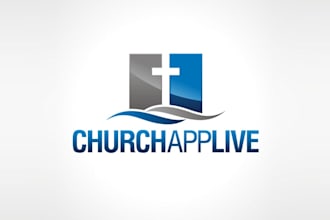 design modern church, religious, christian,  and minimalist logo