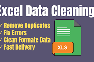 clean and format excel data