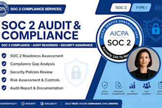 perform soc 2 type I and type ii audit, compliance assessment and report
