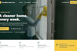 build a responsive landing page or single page website