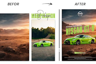 do photoshop photo manipulation, face swap, background change and editing
