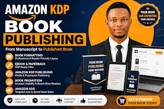 do kdp book publishing, kindle and paperback publishing and book formatting
