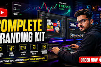 a complete branding kit for your faceless youtube channel