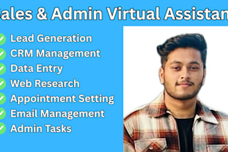 be your sales and admin virtual assistant