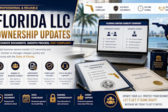transfer florida llc ownership and file member and manager changes