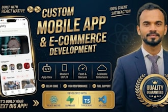 build a full stack ecommerce mobile app with react native and supabase