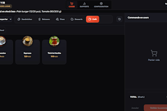 build a restaurant pos system with inventory management