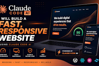 build a fast, responsive website using claude code ai