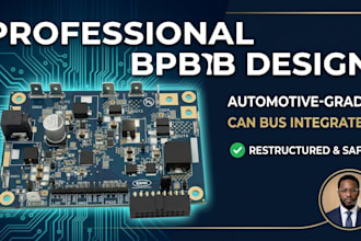 design automotive pcb, can bus pcb, bms pcb, pcb layout, gerber files for pcbway