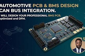 design automotive pcb, can bus pcb, bms pcb, pcb layout, gerber files for pcbway