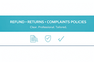 write your refund, returns, or complaints policy