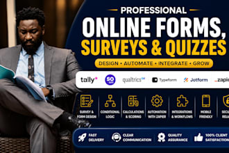 create tally so quiz qualtrics online survey typeform jotform zapier integration