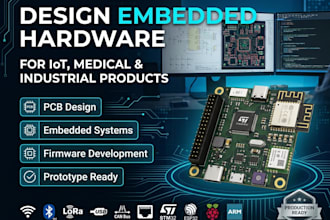 design embedded hardware for iot, medical and industrial products