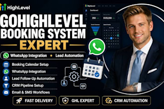 setup gohighlevel booking system whatapp integration ghl lead automation