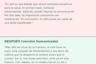redactar y humanizar contenido generado por ia