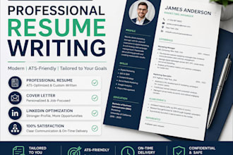 write a proffesional CV, resume and cover letter
