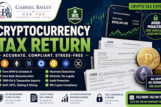 file your crypto and bitcoin tax return with form 8949 and US income tax filing