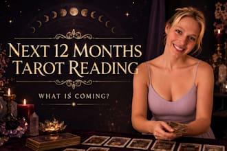 reveal your next 12 months with an in depth tarot reading