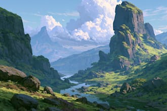 do amazing fantasy landscape