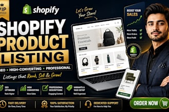 shopify product listing and collection management