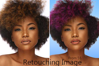 retouch photos for photos or portraits