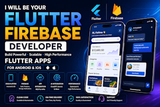 develop your flutter app with firebase integration